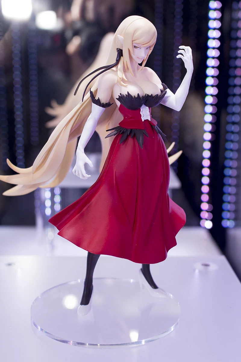 Oshino Shinobu фигурка Kissshot Bacio Shot Originale Banpresto Senjougahara Hitagi SQ 18 см ПВХ героя Modello del