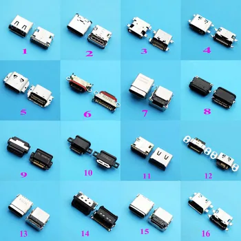 

36pcs USB 3.1 Data Interface Mother Socket Micro 3.1 USB Type-C Connector SMT Type Charging Interface