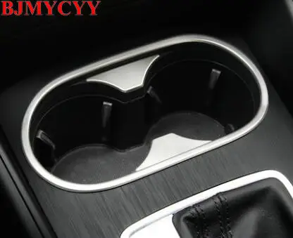 

BJMYCYY Stainless steel decoration frame for automobile cup frame for Audi A3 2017