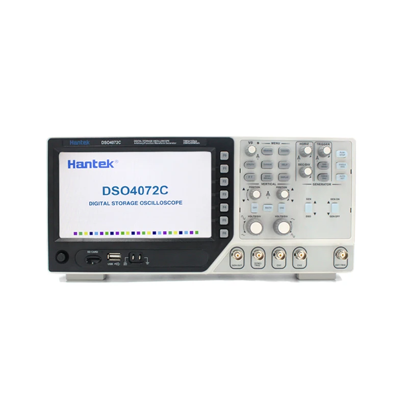 Цифровой осциллограф Hantek DSO4072C портативный с 2 каналами 70 МГц + 1 канал