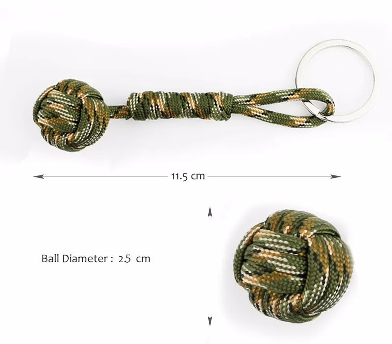 How to tie a paracord monkey fist knot - Paracord guild Monkey fist knot, Monkey