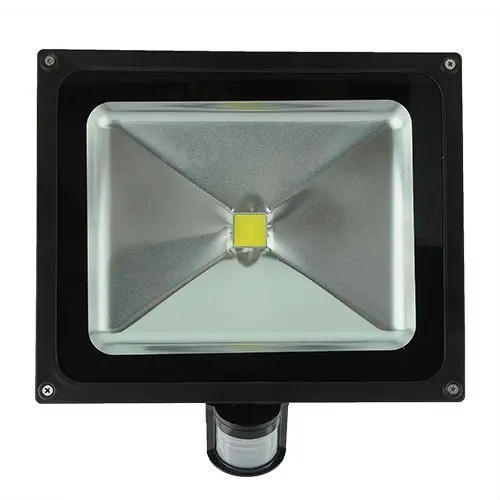 

LED RGB 16 colors Spotlight Floodlight Headlights + Motion Sensor 3000 Kelvin - Warm White - 50W