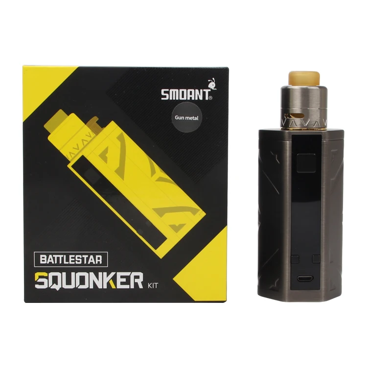 Оригинальный Smoant Battlestar Squonker комплект коробка мод Vape 200 Вт с RDA баком 7 мл