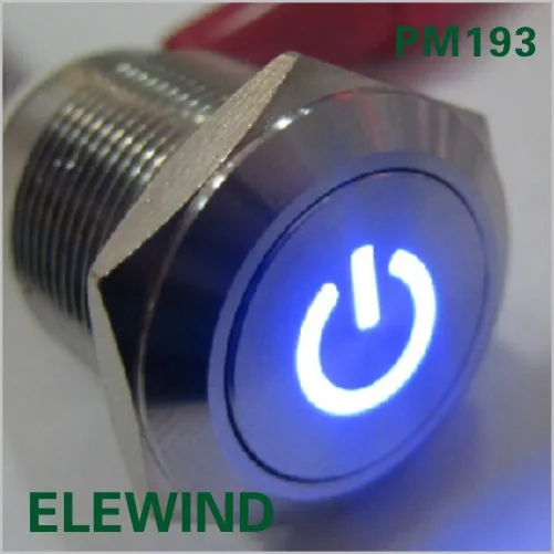 

ELEWIND 19mm SPDT Button switch with light(PM193F-11ZDT/B/12V/S)