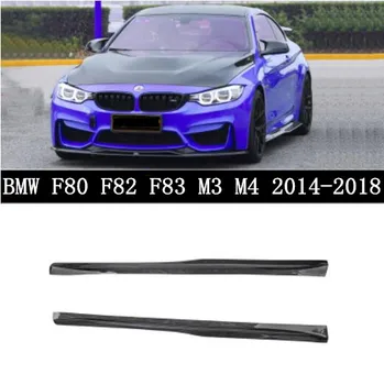 

Carbon Fiber Car Side Skirts Bodykit Bumper Side Skirt Cover Fits For BMW F80 F82 F83 M3 M4 2014 2015 2016 2017 2018 2019