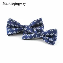 Mantieqingway полиэфир для взрослых детей лук наборы галстуков для мужчин животных Узор Галстук бабочка для детей свадебные рубашки галстук с бантом