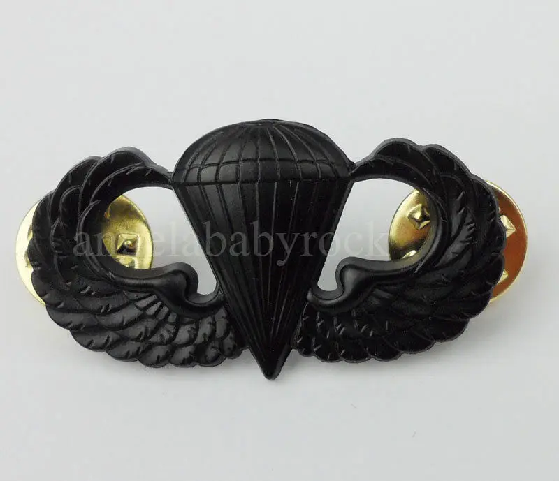 

WW2 US Army Airborne Paratrooper Jump wings Badge Pin Airborne WINGS BK