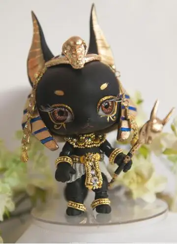 BJD 1/12 Anubis Необычные фигурки из смолы маленькая ладонь ребенок bjd куклы Игрушки Подарки