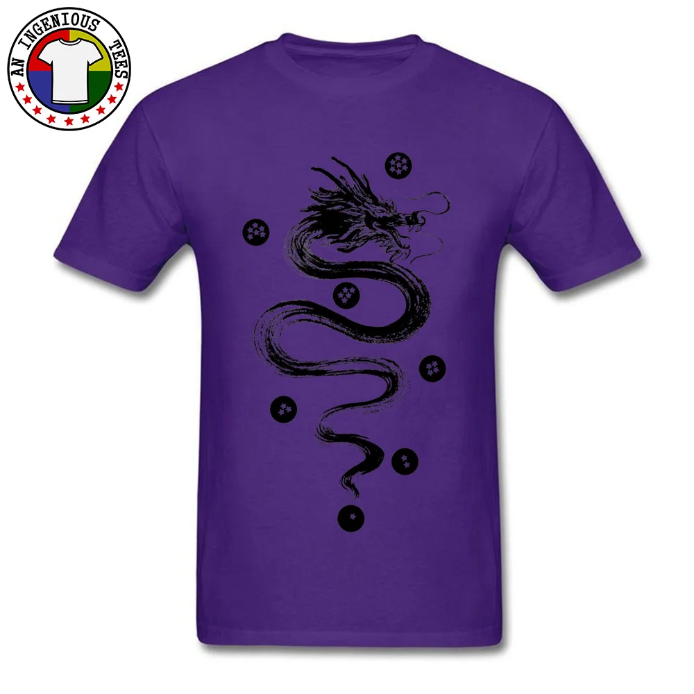 Tops Shirt dragon paint Summer Autumn Cheap Comics Short Sleeve 100% Cotton Round Neck Men T-Shirt Comics Tee-Shirt dragon paint purple