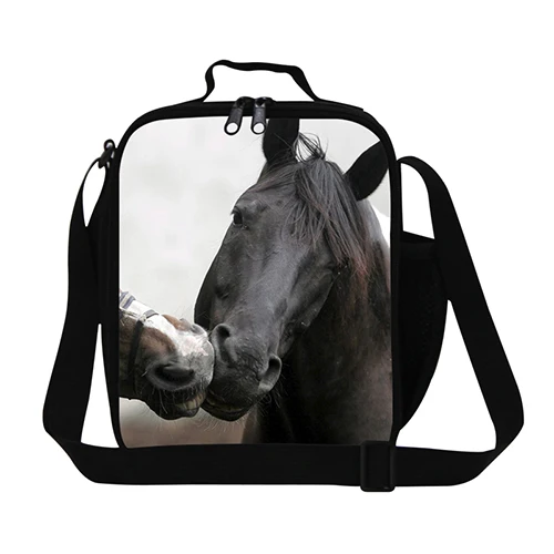 Детская лучшая лошадь сумка для пикника дизайнерская мужская ланч-кулер сумки для работы для мальчиков крутые пакеты для продуктов питания детский ланч-контейнер - Цвет: Фиолетовый