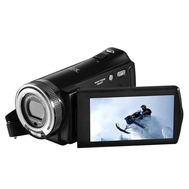 Ordro HDV V12 цифровая камера 3 0 дюймов 1080P 16X цифровой зум ИК Ночное Видение