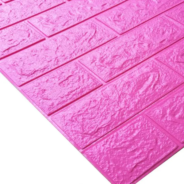 2019 new PE Foam 3D Wallpaper DIY Wall Stickers Wall Decor Embossed Brick Stone Wallpaper Room House 70 X 38.5CM Poster