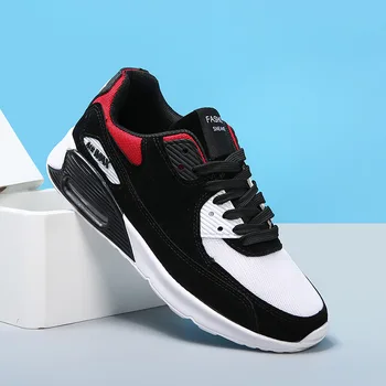 

2019 Men's Summer Fashion Air Cushion Casual Sport Shoes Mesh Cloth Breathable Running Shoes Outdoor Training Shoes