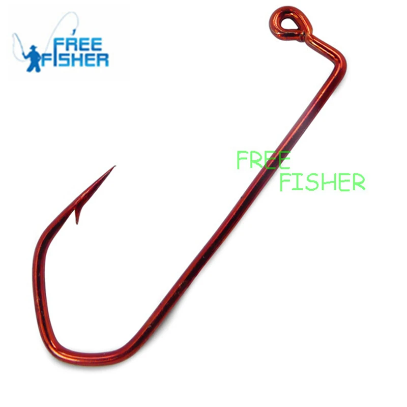 Free Fisher Brand High Quality 100 pcs/set Fishing Sharpened Barbarian