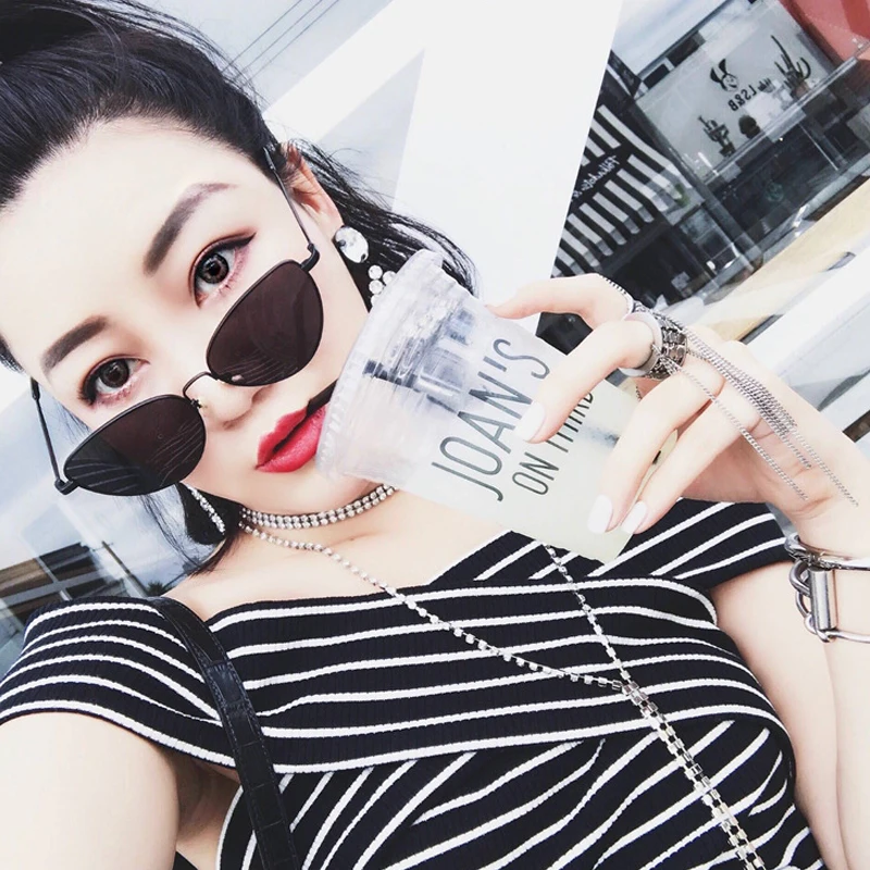 

Fashion brand design Cat Eye Women Vintage Sunglases UV400 RED Retro Cateye lunette femme oculos UV400