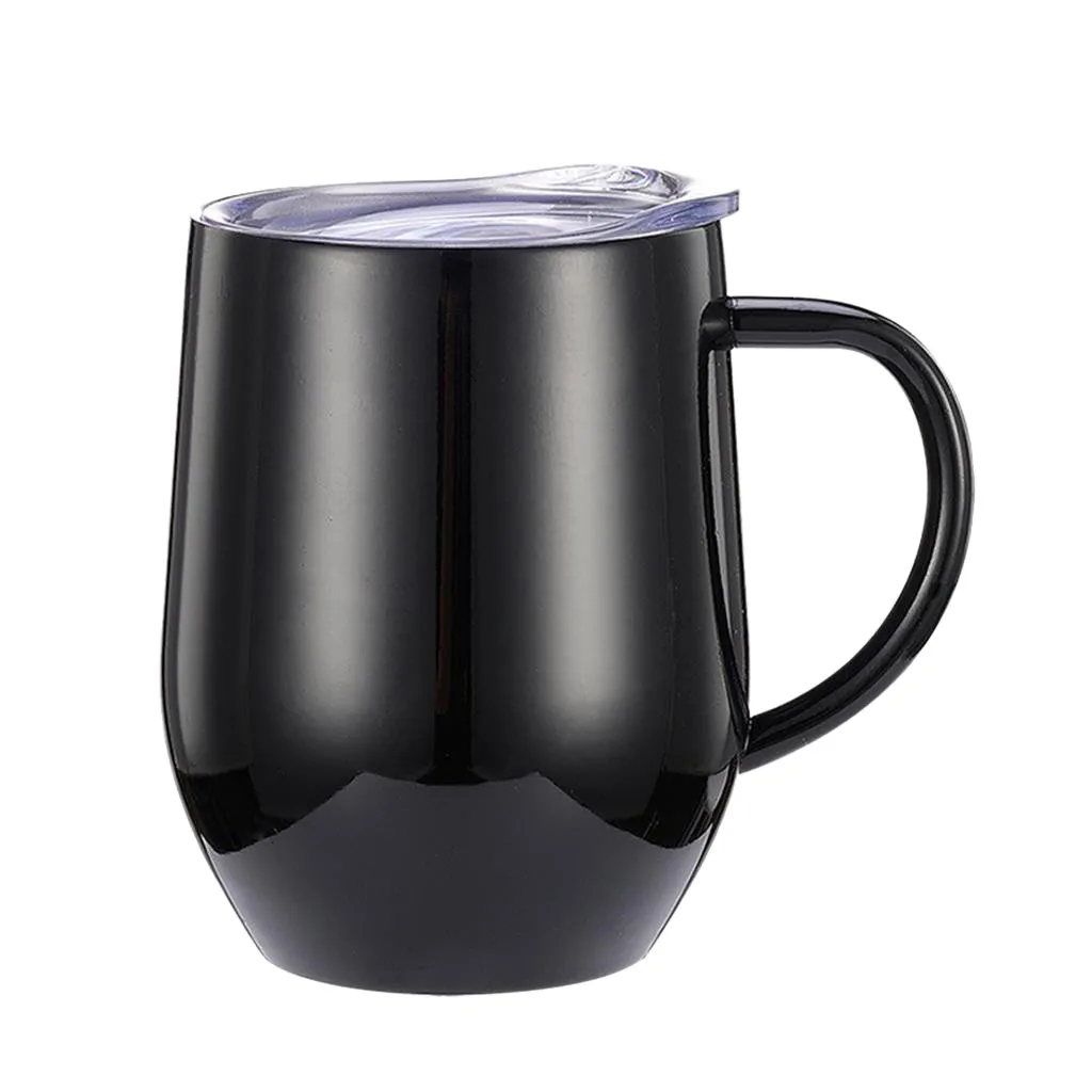 

12oz Simple Stainless Steel Cups Mugs Office Cool Outdoor Cup Travel Vacuum School Straight Drinking Coffee Mug Tea Cup l0708