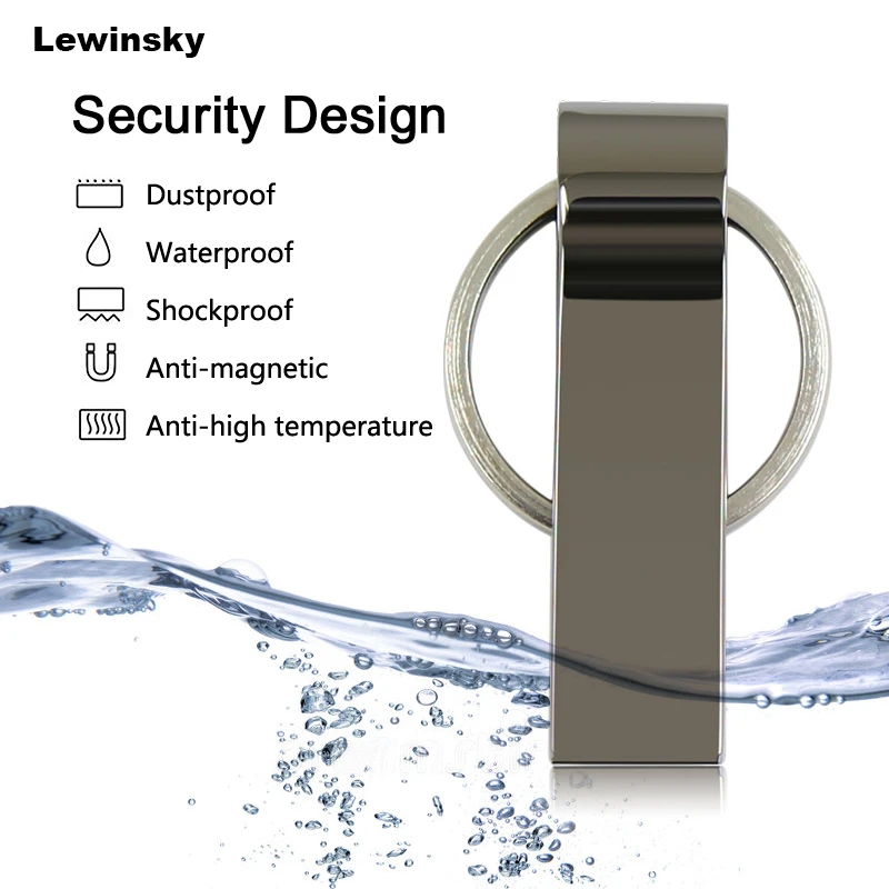 2.0 USB Flash Drive 2T Waterproof Pendrive Memoria Metal Stick High Speed Pen P5 | Компьютеры и офис