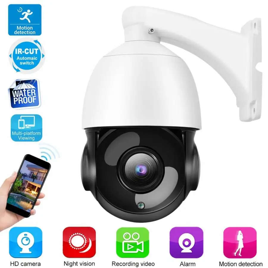 5MP Super HD камера для видеонаблюдения Купольная Камера 30X Оптический зум 4-в-1 видеорегистратор AHD TVI CVI/CVBS NTSC