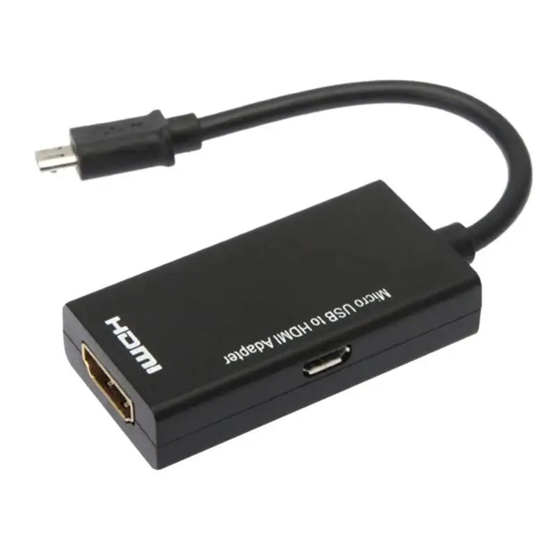

ALLOYSEED 1Pcs Micro USB to HDMI 1080P A/V TV Micros USB Adapter Cable Wire Converter for HDTV Smartphone Micro Usb to Hdmi HDTV