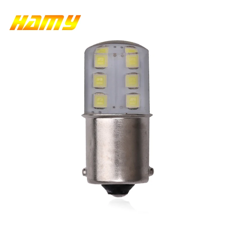 

1x Car LED Bulb P21W 1156 Ba15s 1157 Bay15d LED Singal Light 12V 12SMD Tail Turn Reverse Parking Brake Lamp White Red Yellow