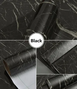 

SUNICE Decorative Granite Effect Vinyl Film Furniture Protection Waterproof Self-adhesive Wallpaper Thick for Home Office Table