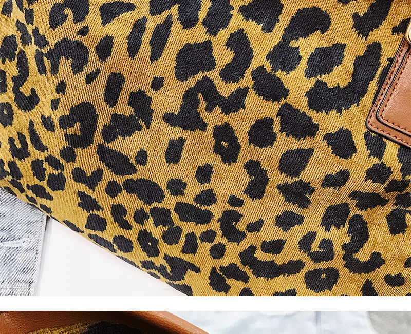 luxury brand women leopard bag handbags female shoulder bag_15