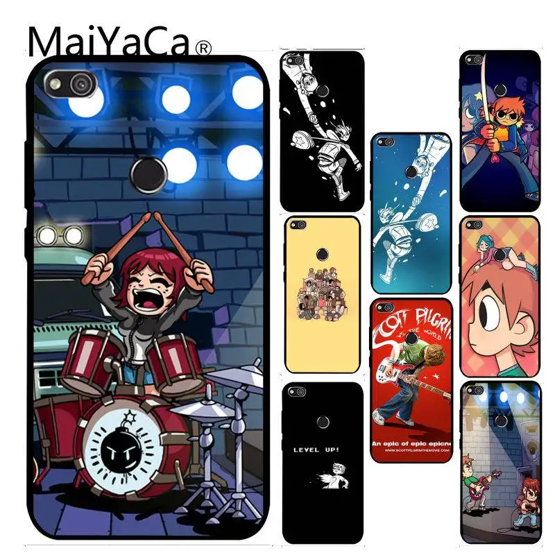 

MaiYaCa Scott Pilgrim vs. the World Cases Soft TPU Back Cover for Gift For Huawei P6 P7 P8 P9 P10 Mobile Phone Case
