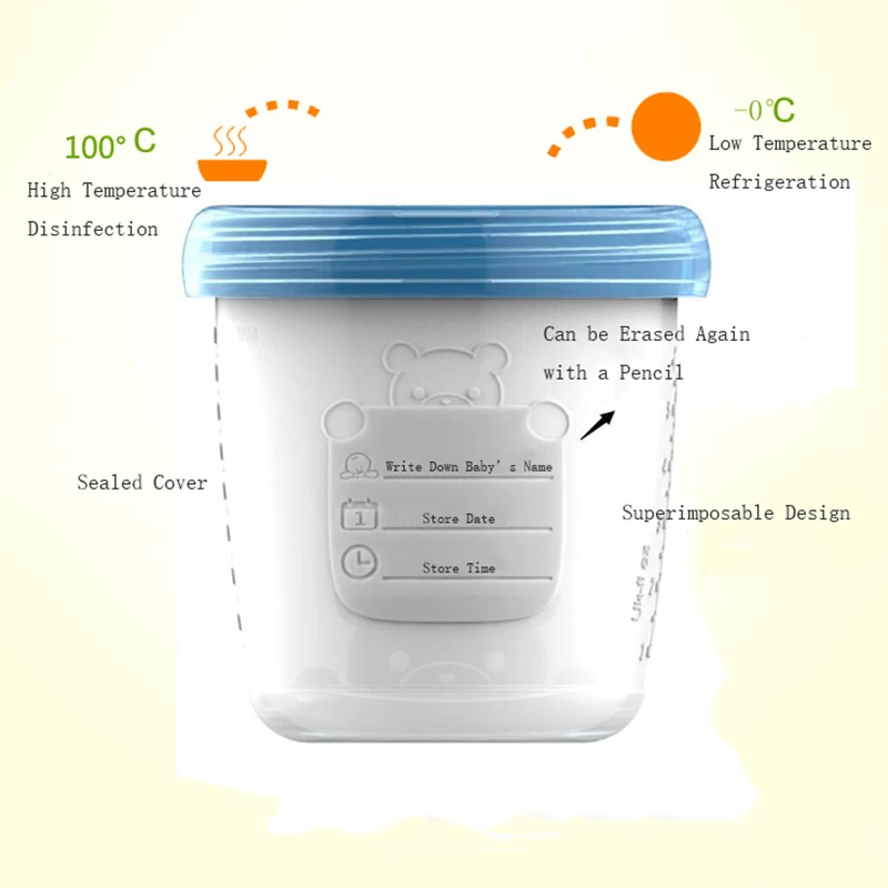 Герметичный высококачественный резервуар для хранения молока для малышей, портативный дозатор молочного порошка, контейнер для хранения еды для новорожденных