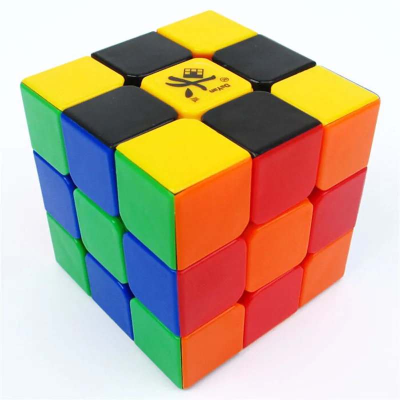 DaYan 3X3x3 скоростной магический куб Твист Головоломка обучающая необычная игрушка без наклеек ABS ультра-Гладкий Профессиональный Многоцветный