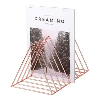 

Iron Art Tabletop Triangular Storage Rack For Home Office Organize