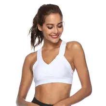 Женский спортивный бюстгальтер пуш-ап, топ для фитнеса, йоги, с поперечным Ремешком, Женский тренажерный зал, майка для бега, спортивный жилет, нижнее белье