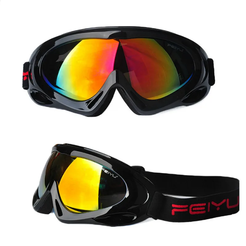 الرياضة outdoor تزلج نظارات uv-قص مكافحة الضباب نظارات التزلج جدي نظارات الجليد متعدد الألوان الرجال المرأة الثلوج
