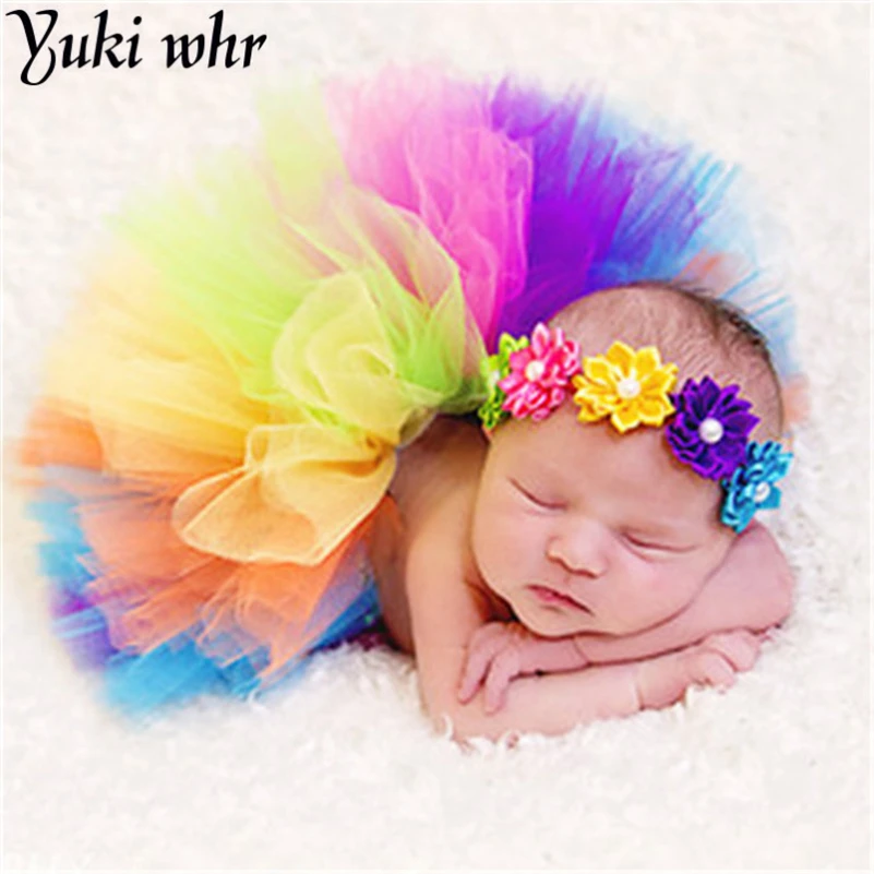 Newborn Photography Props Infant Costume Outfit Princess Baby Tutu Skirt Dress