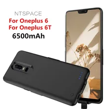 Чехол для зарядки аккумулятора s для Oneplus 6 T, чехол для аккумулятора 6500 мАч, портативный внешний аккумулятор, чехол для Oneplus 6, чехол для зарядки телефона