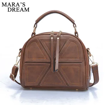 

Mara's Dream 2018 Women Bag PU Leather Fashion Chain Black Big Capacity Women's Messenger Shoulder Bags Handbags Women's Totes