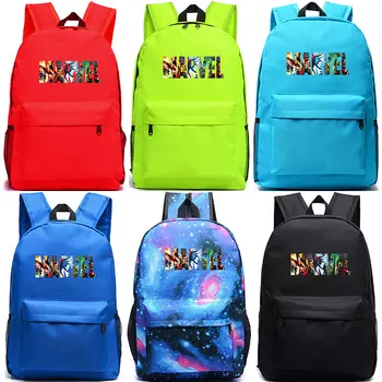 

New Superhero Marvel Letter Boys Girls Kids Bookbag Women Bagpack Teenagers Schoolbags Canvas Men Student Backpacks