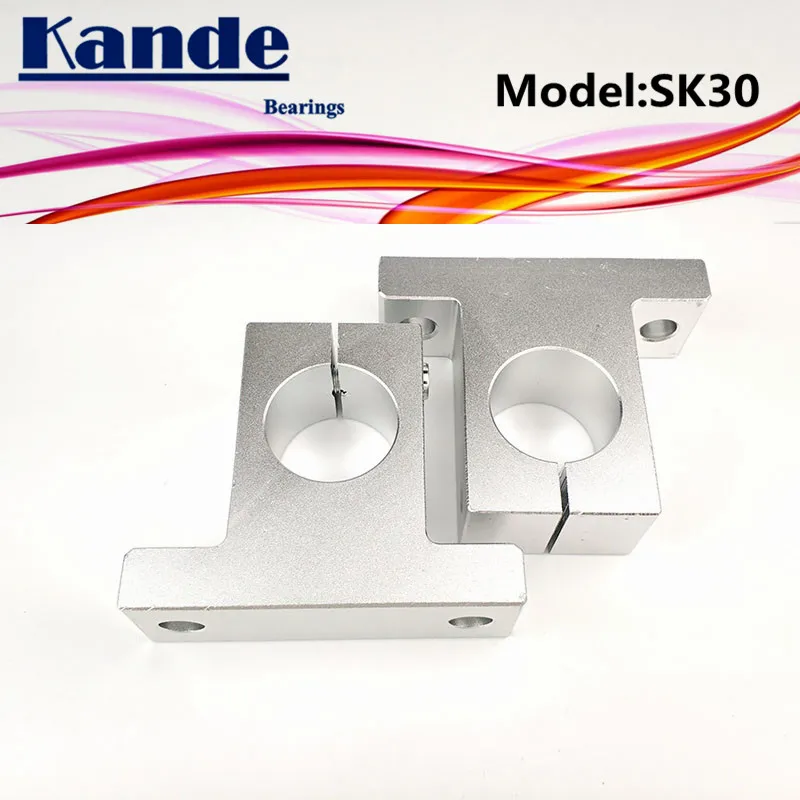 Подшипники Kande 2шт SK30 30 мм Поддержка линейного вала для 3D принтеров | Обустройство