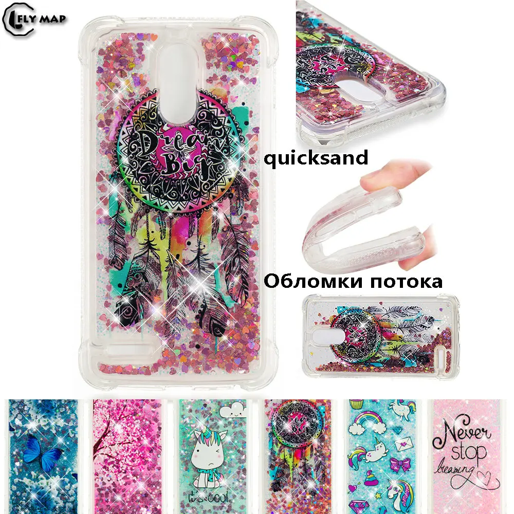 

Glitter Stars Cover for LG Stylus 3 M400 M400dY M400MT Dynamic Liquid Debris Quicksand Back Case for LG Stylo 3 Stylo3 M430 Case