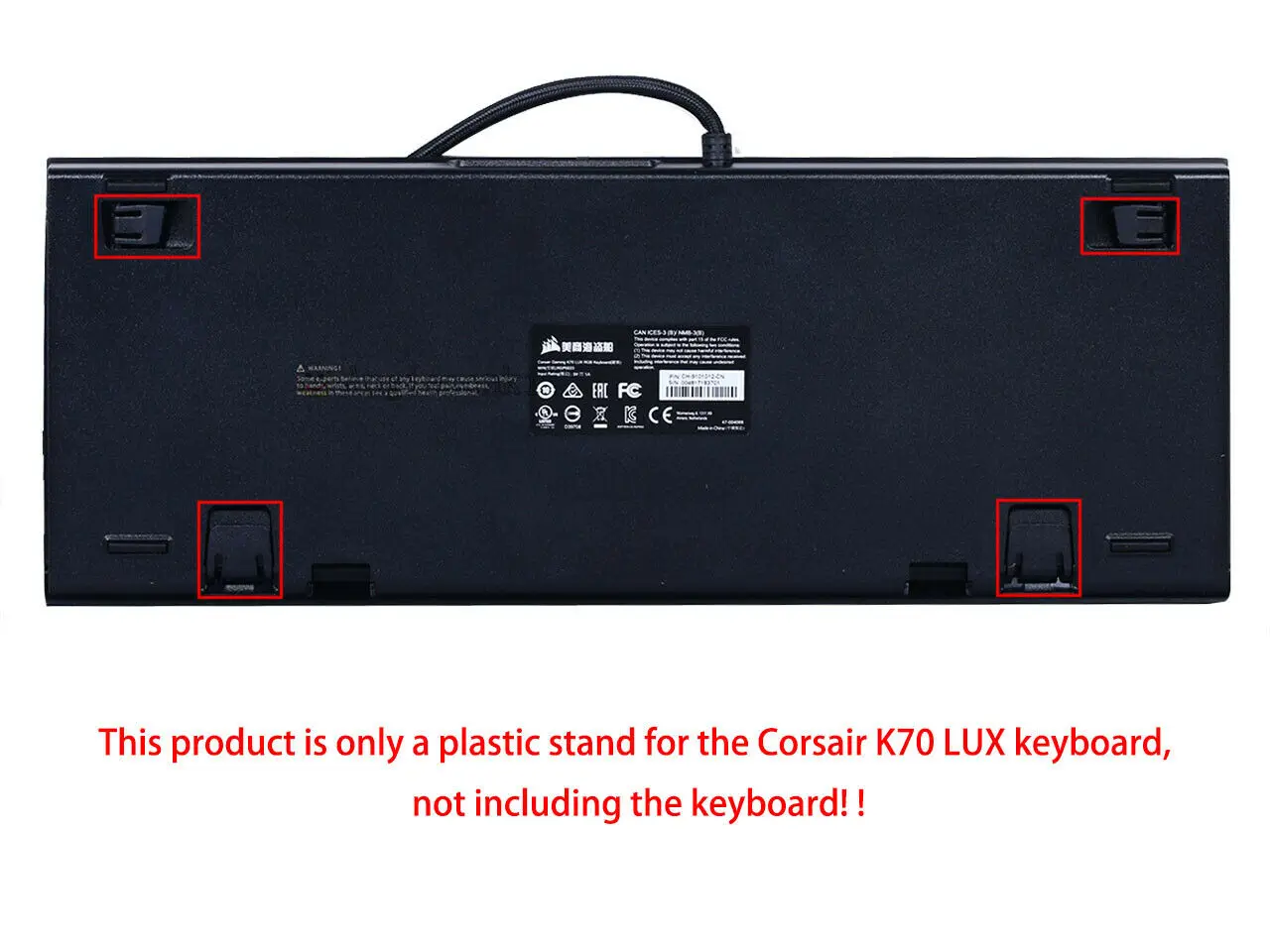 Сменная пластиковая подставка для механической игровой клавиатуры CORSAIR K70 LUX RGB