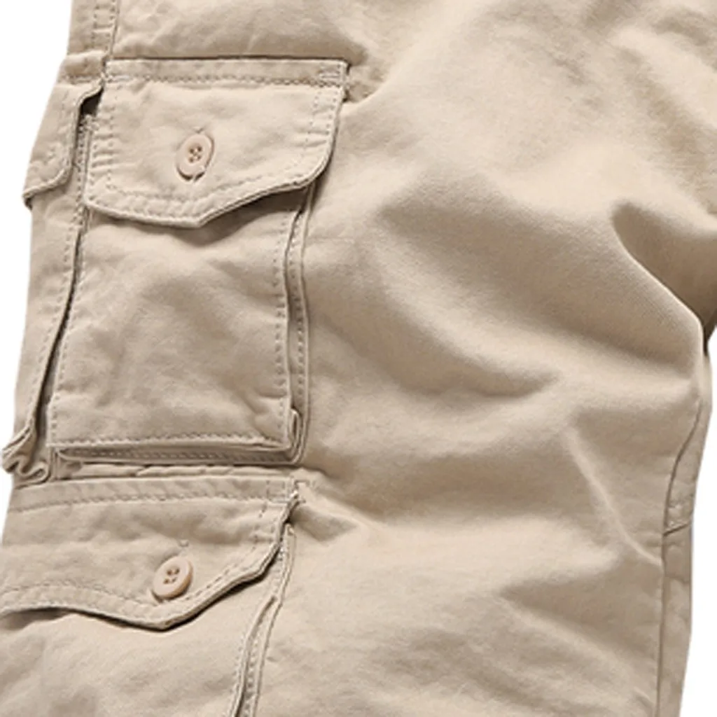 Однотонные летние мужские пляжные шорты хлопковые повседневные мужские шорты летние хлопковые повседневные шорты с завязками на талии большие размеры для мужчин