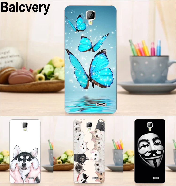 

Fashion New Arrival Soft Silicon Case for Fly Cirrus 12 FS516 Flower New Cover for Fly Cirrus 12 FS516