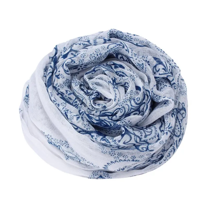Women Lady Classical Print Scarf Sun Protection Gauze Kerchief women's scarves handkerchief hijab scarf 40FE2523