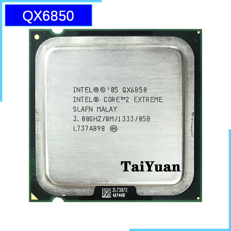 

Intel Core 2 Extreme QX6850 3.0 GHz Quad-Core CPU Processor 130W 8M 1333 LGA 775