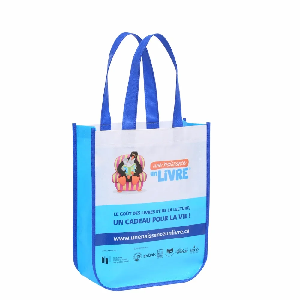 Us 702 0 10 Off Free Shipping Custom Laminated Mini Pp Non Woven Gift Promotion Bag With Logo Whole In Ping Bags From Luggage On