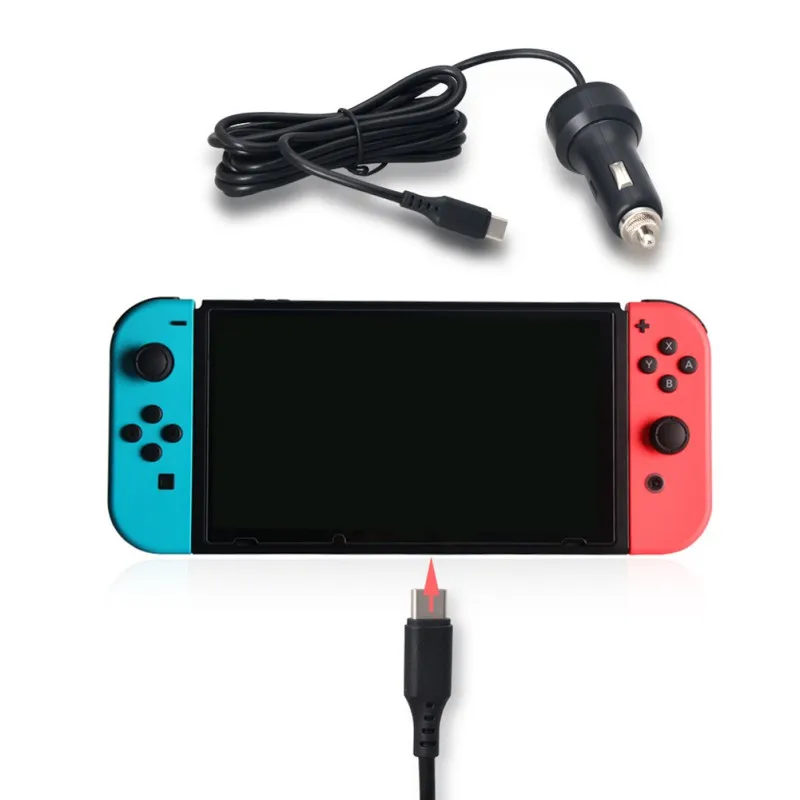 

Mini Charger for Nintend Switch Handheld Game Console Switch Car Charger Universal Travel Power Supply
