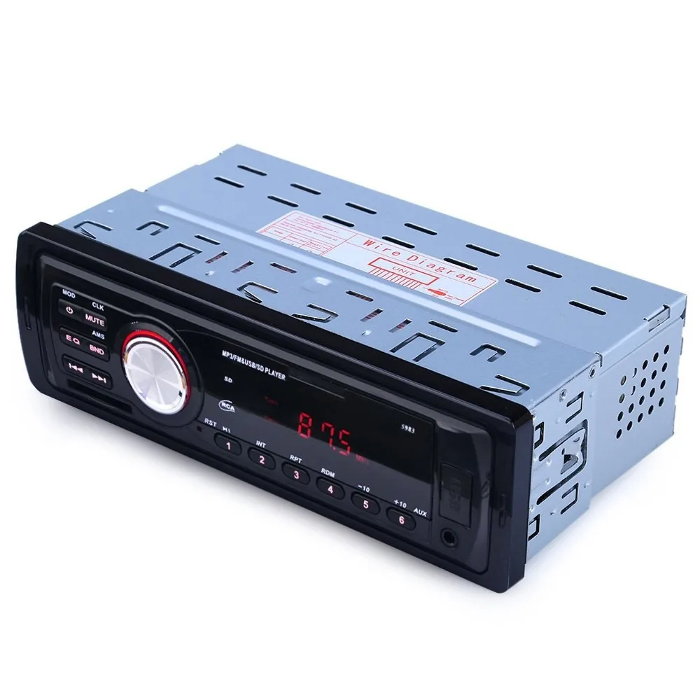 12V Car Radio Audio Player Stereo MP3 FM Transmitter Support FM USB