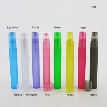 

Mini Refillable 1/3 oz Empty Atomizer Perfume liquid Bottles Scent Spray Case parfum bottles 10ml 5pcs