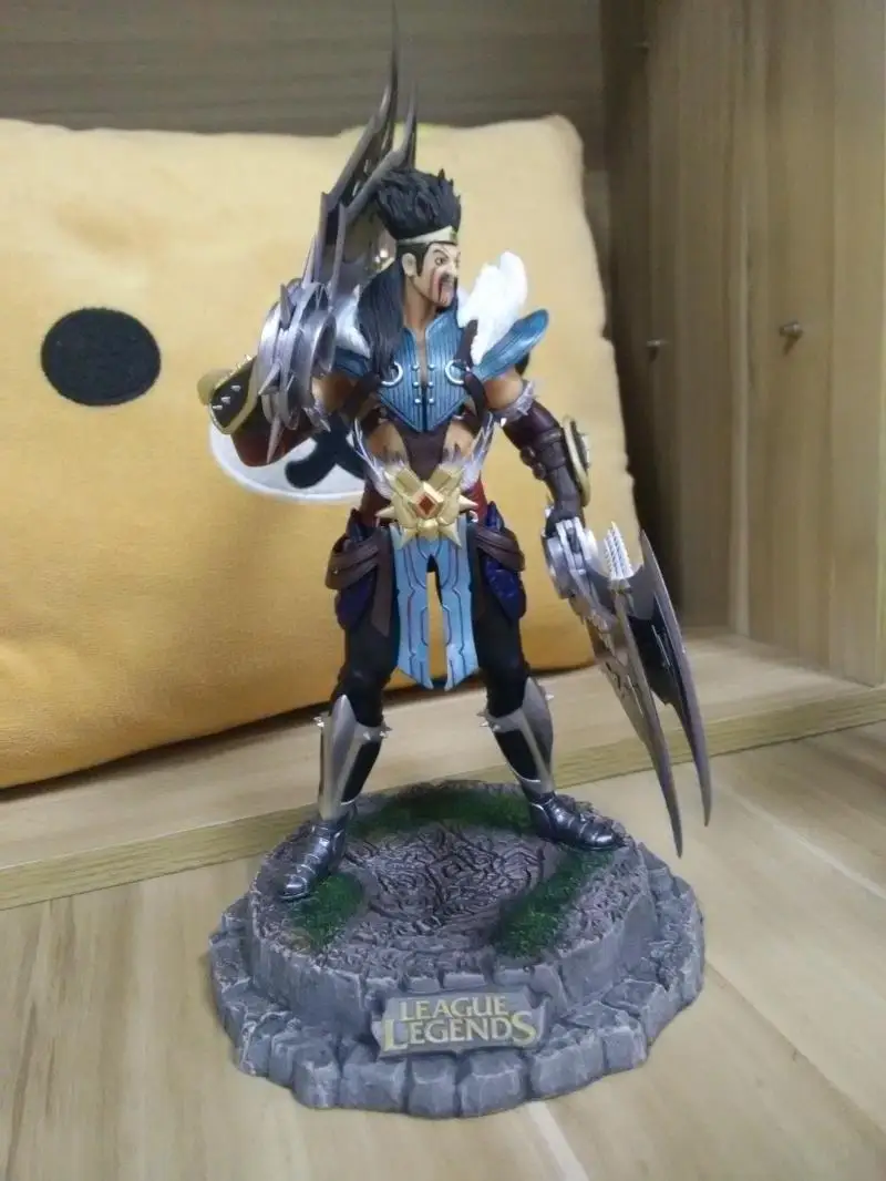 

Pack of 24pcs Game/Anime character Draven action pvc figure model tall 22cm in box via EMS.