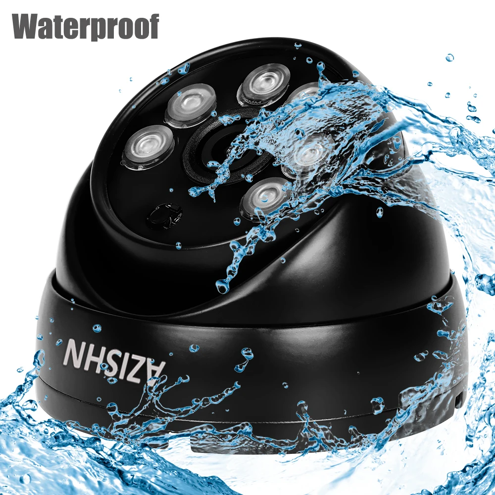 AZISHN 2.0MP 1080P Full HD Sony IMX323 Vedio камера видеонаблюдения Открытый Купол
