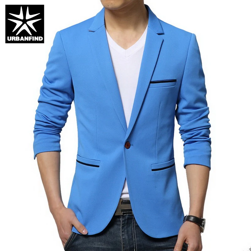 Tailored Collar Hombres Blazers Tamaño M 5XL Color Sólido
